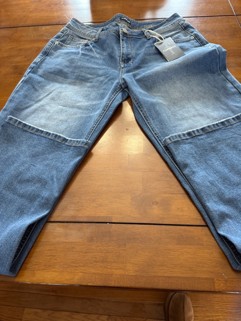 Women's Boot Cut Jeans in Medium Blue